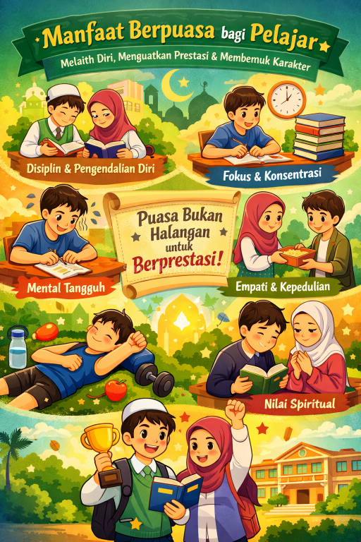Manfaat Berpuasa bagi Pelajar: Melatih Diri, Menguatkan Prestasi, dan Membentuk Karakter
